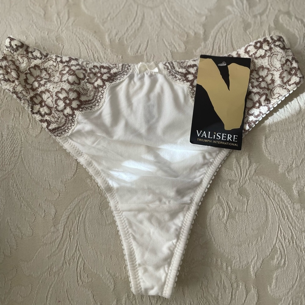 Valisere Embroidered Thong